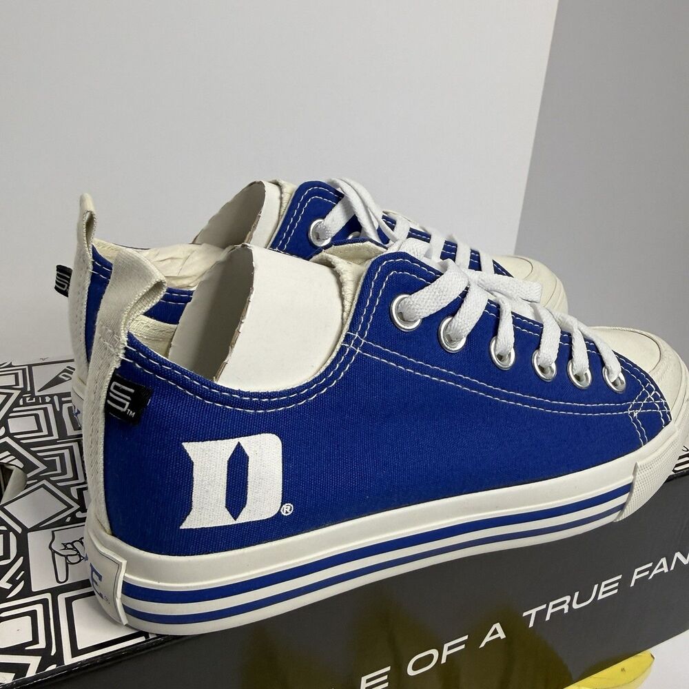 SKICKS Duke Blue Devils Women Size 7 Low Top Canvas Sneakers-NEW IN BOX - Picture 6 of 10